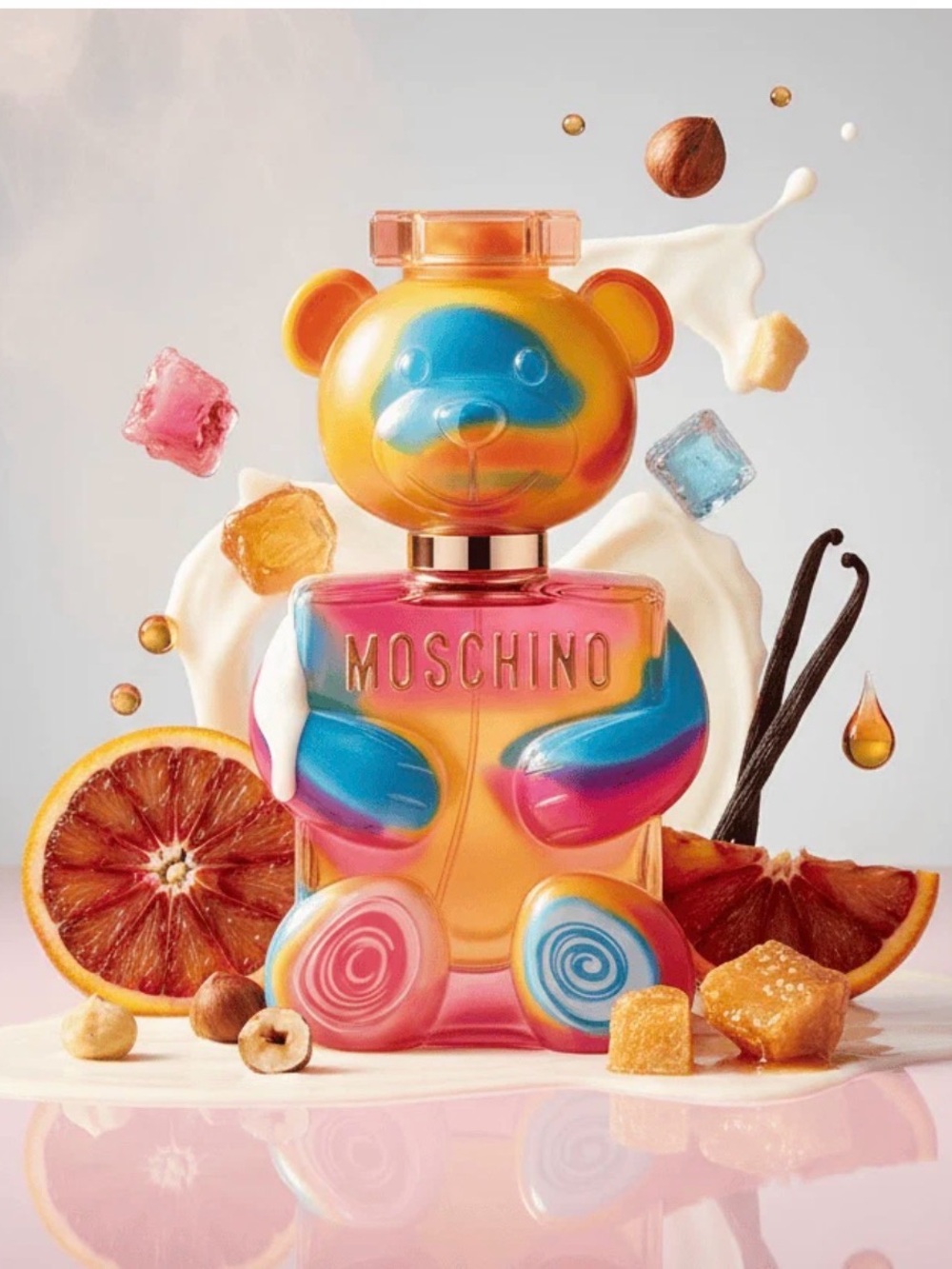 NEVER USED**Moschino womens Rainbow Bear perfume Bottle - Picture 2 of 7